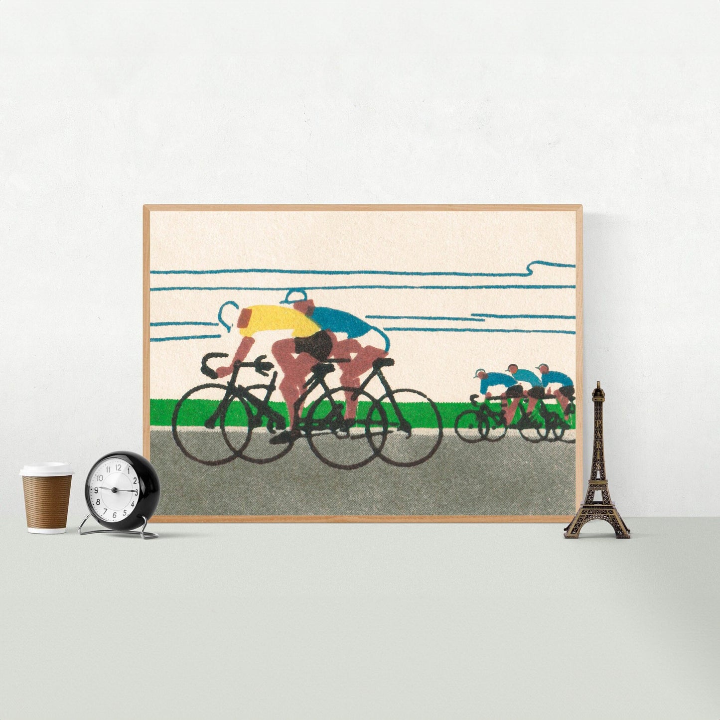 Tour de France Cycling Print